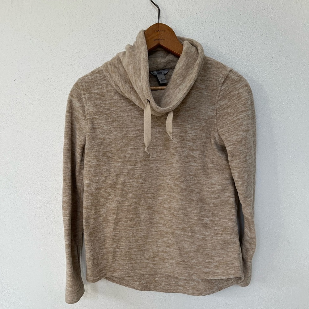 GH Bass fleece funnel neck pullover